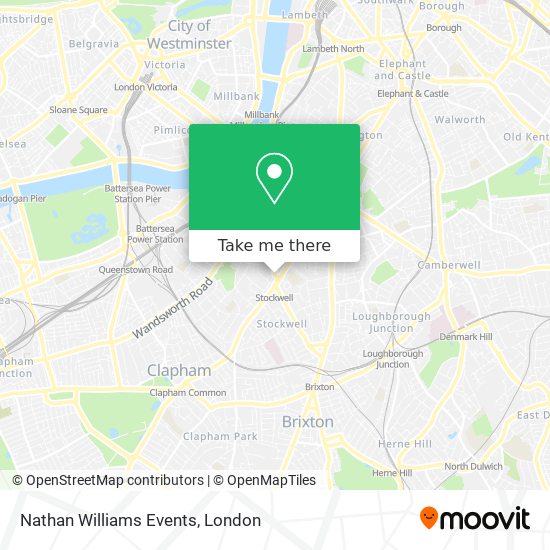 Nathan Williams Events map