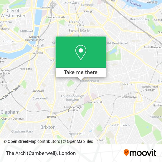 The Arch (Camberwell) map