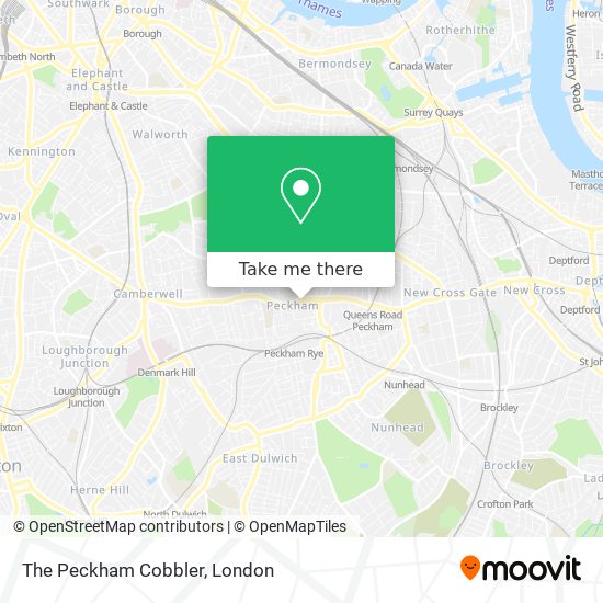 The Peckham Cobbler map