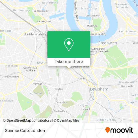 Sunrise Cafe map
