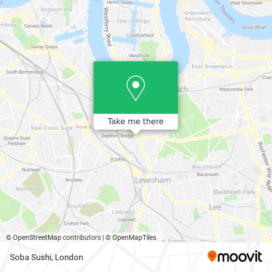 Soba Sushi map