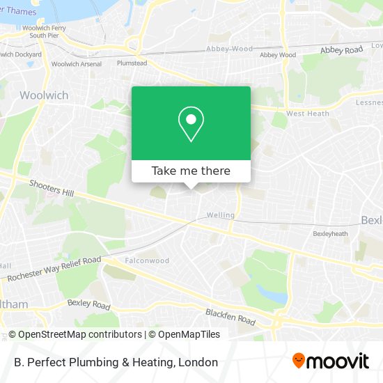 B. Perfect Plumbing & Heating map