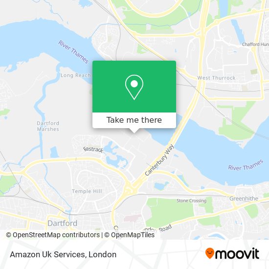 Amazon Uk Services map