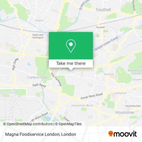 Magna Foodservice London map
