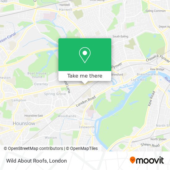 Wild About Roofs map