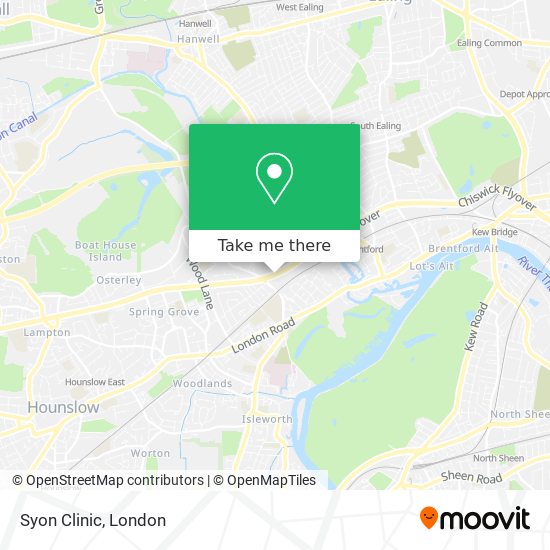 Syon Clinic map