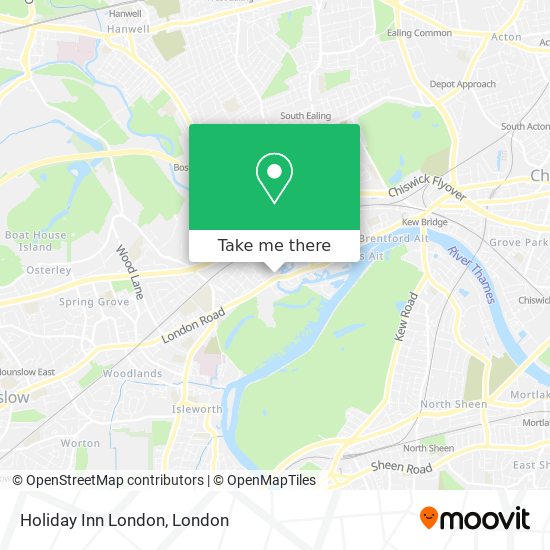 Holiday Inn London map