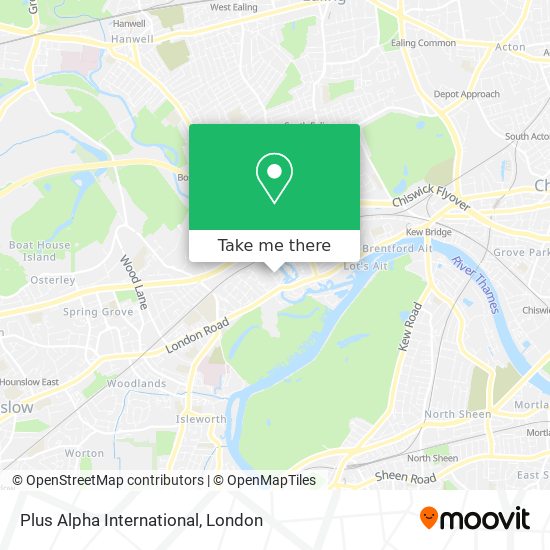 Plus Alpha International map