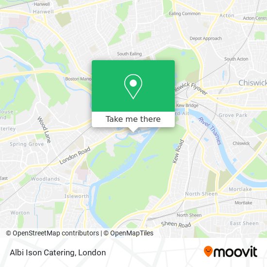 Albi Ison Catering map