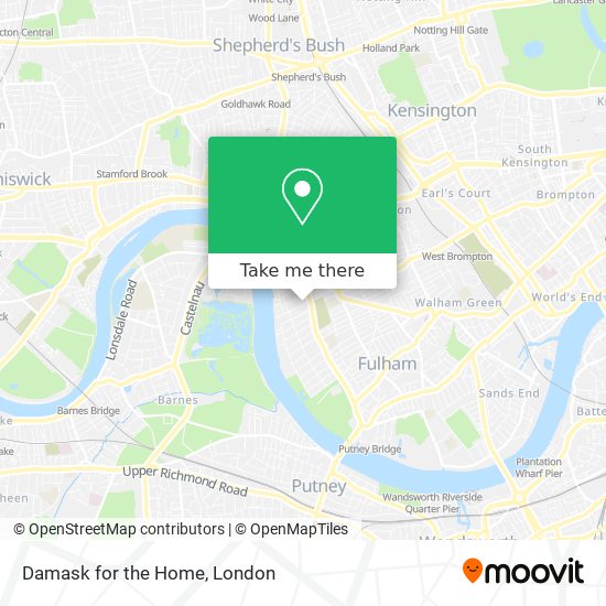 Damask for the Home map