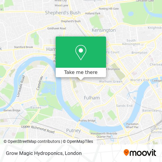 Grow Magic Hydroponics map