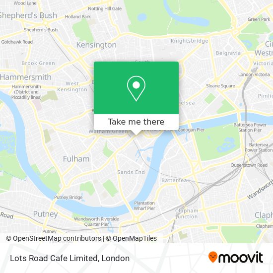 Lots Road Cafe Limited map