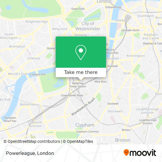 Powerleague map