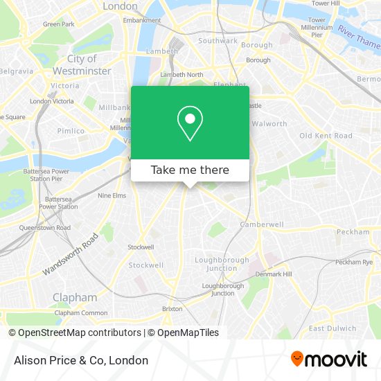 Alison Price & Co map