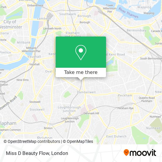 Miss D Beauty Flow map