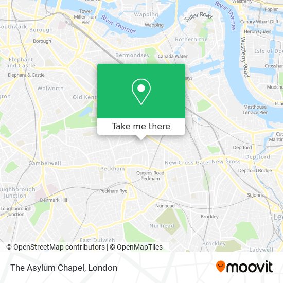 The Asylum Chapel map