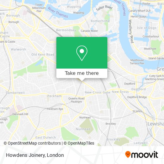 Howdens Joinery map