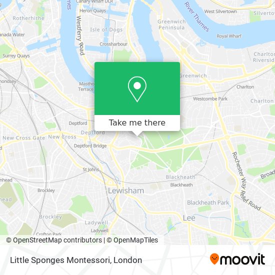 Little Sponges Montessori map
