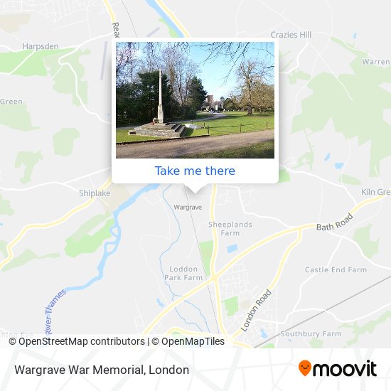 Wargrave War Memorial map