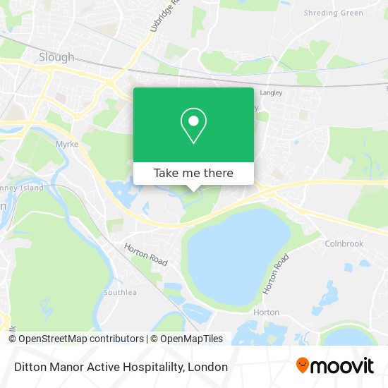 Ditton Manor Active Hospitalilty map