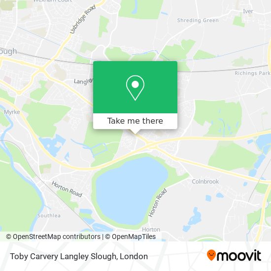 Toby Carvery Langley Slough map