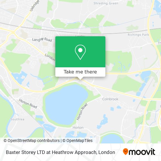 Baxter Storey LTD at Heathrow Approach map