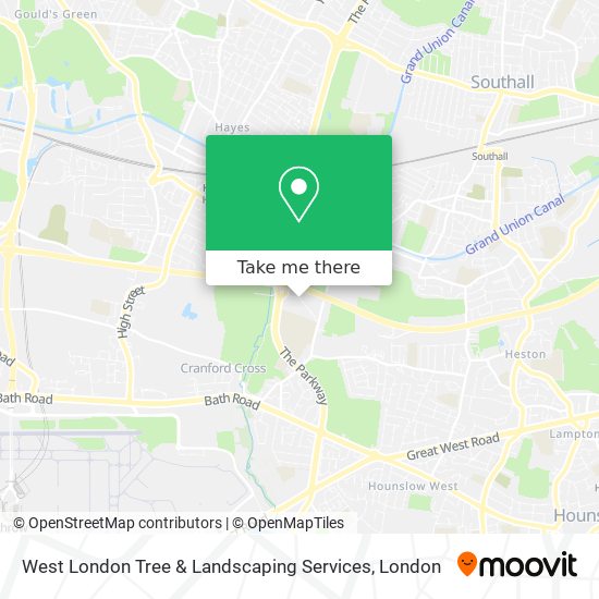 West London Tree & Landscaping Services map