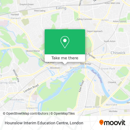 Hounslow Interim Education Centre map