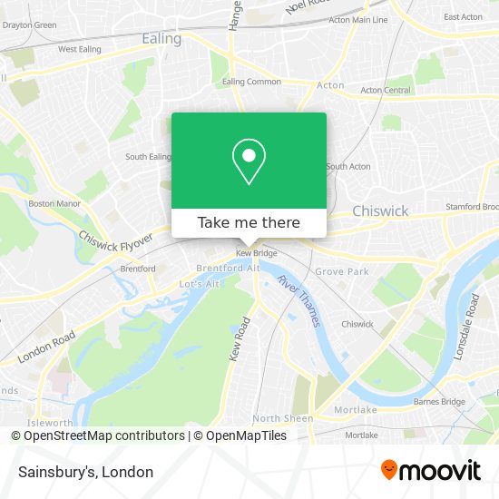 Sainsbury's map