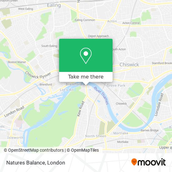 Natures Balance map