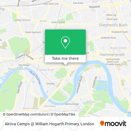Aktiva Camps @ William Hogarth Primary map