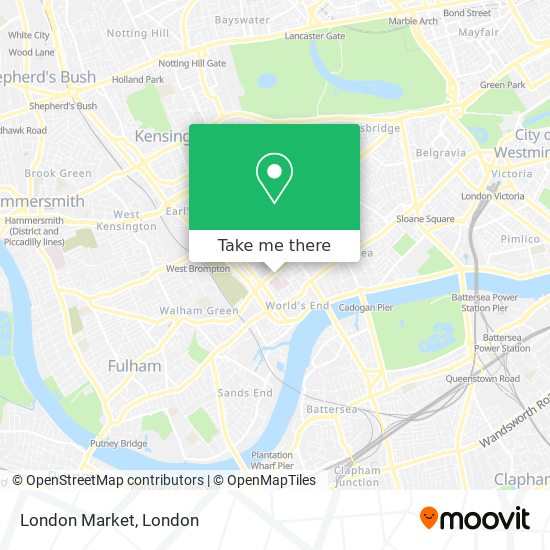 London Market map