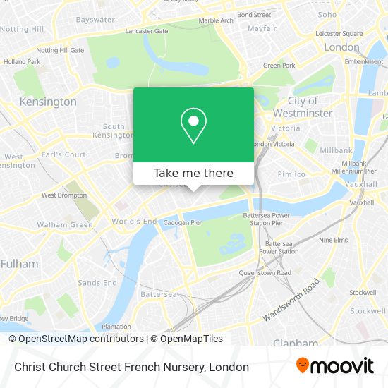 Christ Church Street French Nursery map