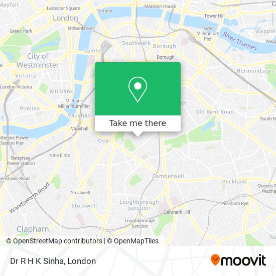 Dr R H K Sinha map