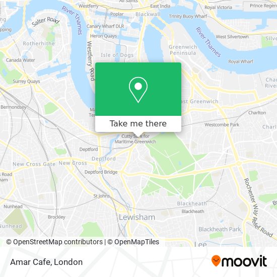 Amar Cafe map