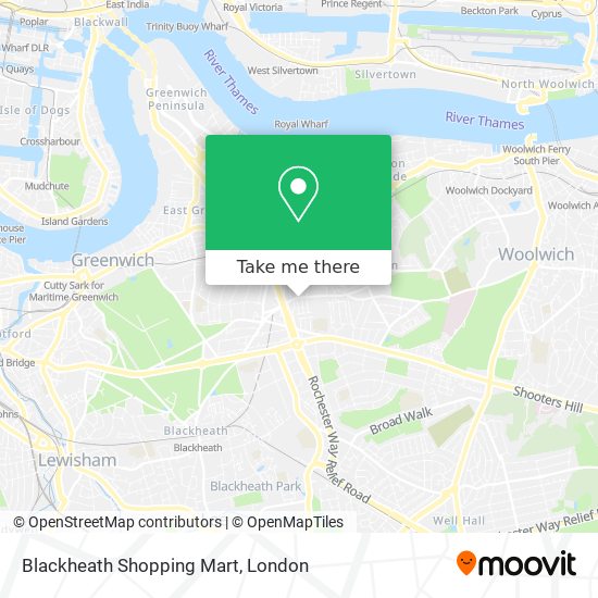 Blackheath Shopping Mart map