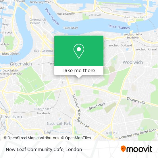 New Leaf Community Cafe map