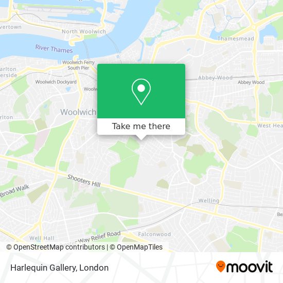 Harlequin Gallery map