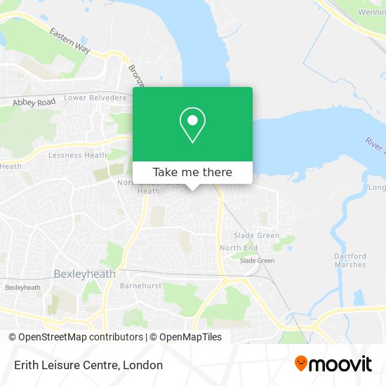 Erith Leisure Centre map