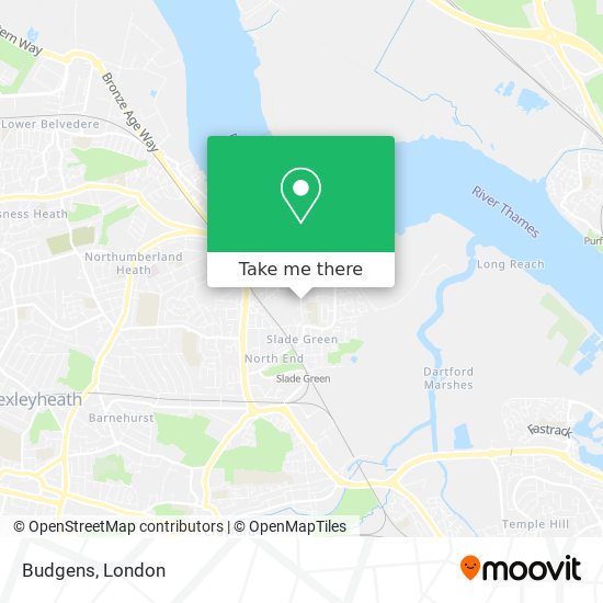 Budgens map