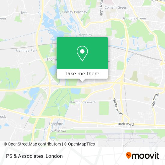 PS & Associates map