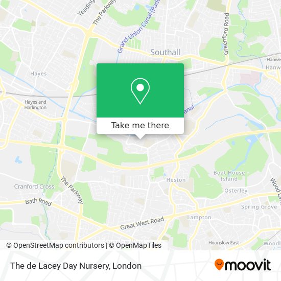 The de Lacey Day Nursery map
