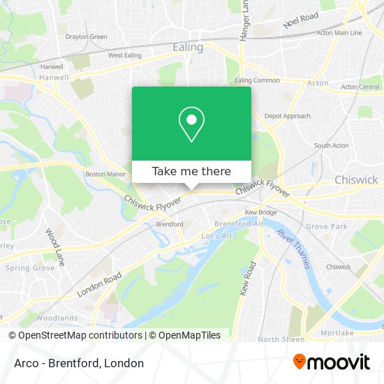 Arco - Brentford map