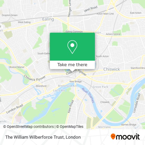 The William Wilberforce Trust map