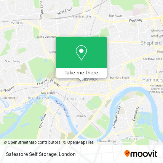 Safestore Self Storage map