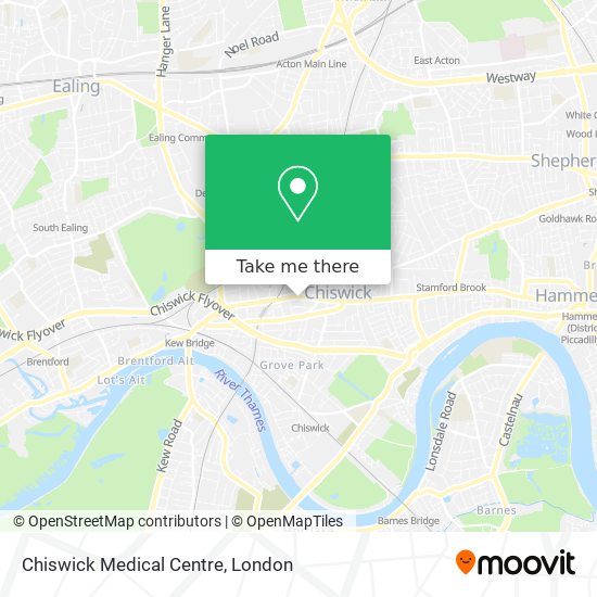 Chiswick Medical Centre map