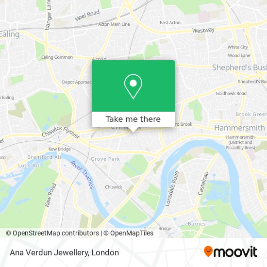 Ana Verdun Jewellery map