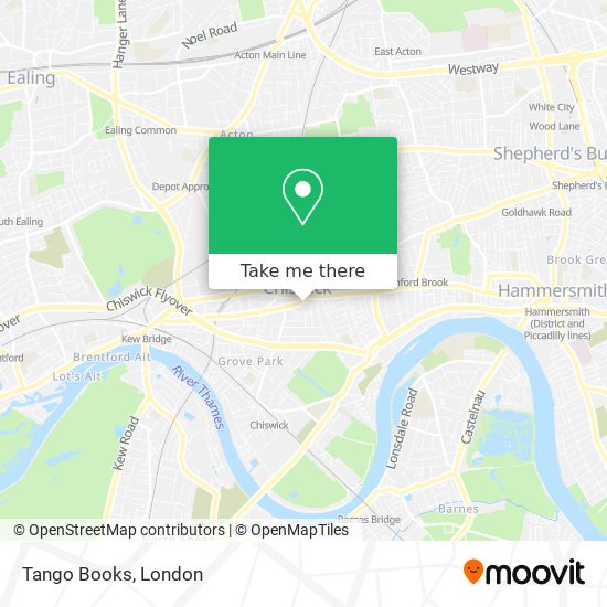 Tango Books map