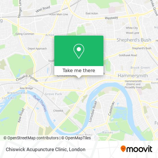 Chiswick Acupuncture Clinic map