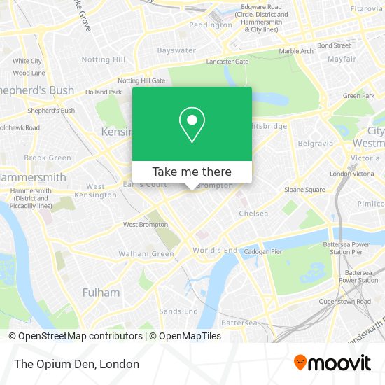 The Opium Den map